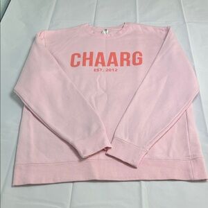 CHAARG Light Pink Crew Neck Sweater